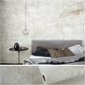 VEELIKE Distressed Concrete Wallpaper Peel and Stick Light Grey Limewash Wallpaper for Bedroom Living Room Accent Wall 24''x354'' Self Adhesive Removable Concrete Look Wall Paper for Bathroom Renters