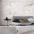 VEELIKE Neutral Concrete Wallpaper Peel and Stick Boho Aesthetic Wallpaper for Bedroom Bathroom 354''x32'' Wide Concrete Contact Paper for Countertops Waterproof Cement Vinyl for Accent Walls Kitchen