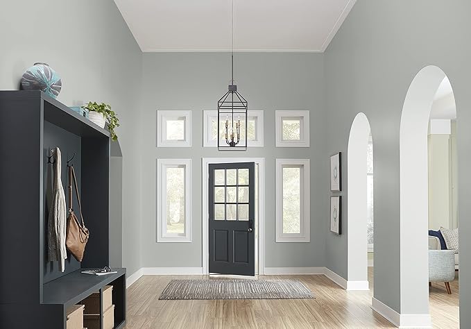 KILZ TRIBUTE Paint & Primer, Interior, Semi-Gloss, Patio Gray, 1 Gallon