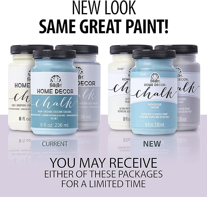 FolkArt Home Decor Chalk Furniture & Craft Paint in Assorted Colors, 8 ounce, Irish