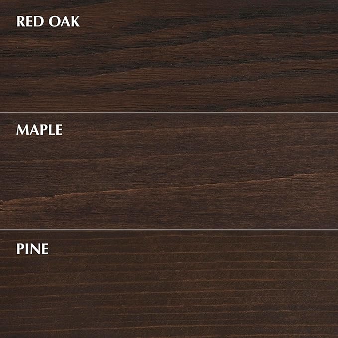 Varathane Total Control Gel Stain | Low Odor Water-Based Formula | Thick Gel Formula for Vertical Surfaces | Ideal for Wood, Metal & Fiberglass | Half Pint | Kona