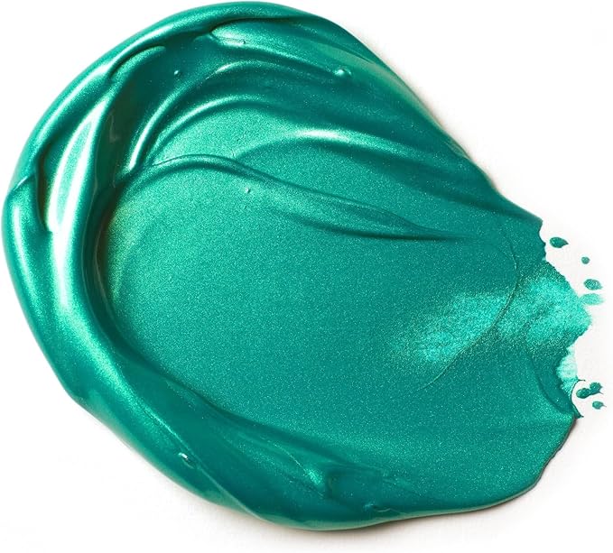 Liquitex BASICS Acrylic Paint, 118ml (4-oz) Tube, Metallic Aqua Green