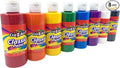 Cra-Z-Art Washable Classic Paint Bulk Pack 8ct, Assorted Colors 4oz each bottle