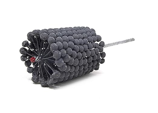 Brush Research GBD31218 FLEX-HONE®, 3-1/2" (89mm) Diameter, 180 Grit, Silicon Carbide, For Mild Steel, Stainless Steel Cast Iron and Softer Ferrous Materials