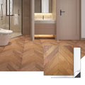Art3d 10-Pack Herringbone Peel and Stick Vinyl Floor Tiles, 12" x 12" Self Adhesive Waterproof Wood Flooring Plank for Living Room, Kitchen, Bathroom, Bedroom, Cover 10 Sq. Ft, Brown
