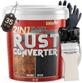 2 in 1 Rust Converter Paint & Metal Primer (Black), 35 oz Anti Rust Paint, Ultra Heat-Stable Car Rust Encapsulator Paint for Automotive, Truck Frame, Trailer, Chassis, Mort, Long-Lasting Rust Inhibitor & Frame Rust Paint with Protection, Permanently St...
