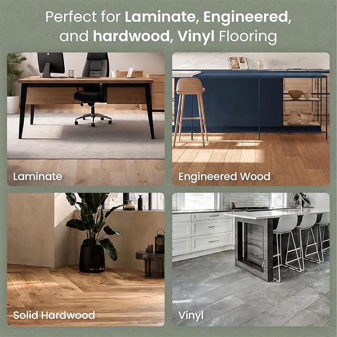 3-in-1 Acoustic Premium Floor Underlayment - 200 sqft Roll - 3mm Thick EVA with Silver Foil Vapor Barrier - Moisture Barrier, Thermal Insulation, Sound Insulation (Green Protect)