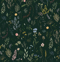 Dimoon 236"x16.1" Floral Peel and Stick Wallpaper Dark Green Smooth Contact Paper Flower Thicken Waterproof Green Leaf Self Adhesive Pomegranate Wallpaper Removable Shelf Liner Decal Vinyl Roll