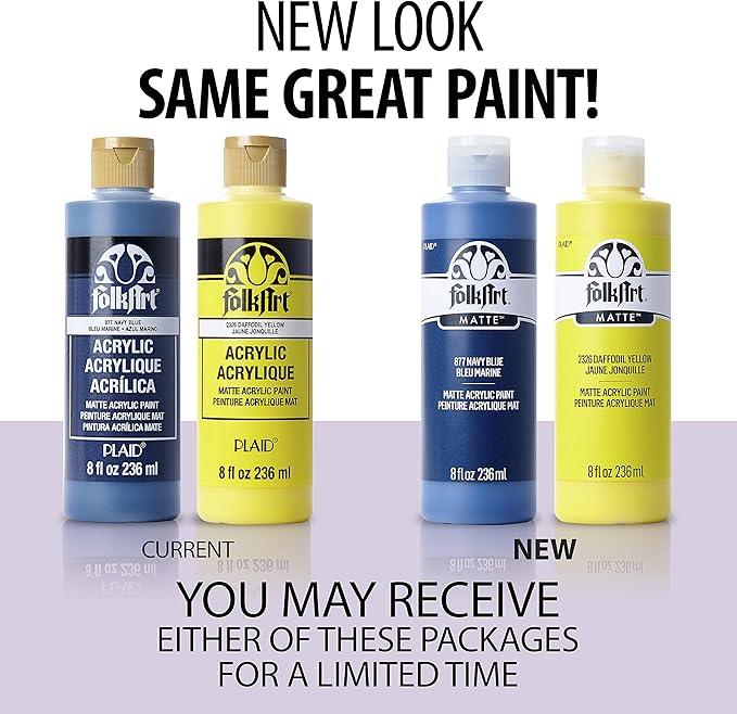 FolkArt Acrylic Paint in Assorted Colors (8 oz), , Navy Blue