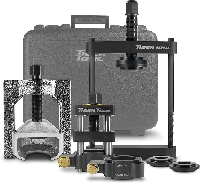 Tiger Tool Severe Heavy Duty Removal & Installation U-Joint Service Kit for Commercial Vehicles, for use with Class 6 – 8 Transportation Trucks & Equipment, 20160