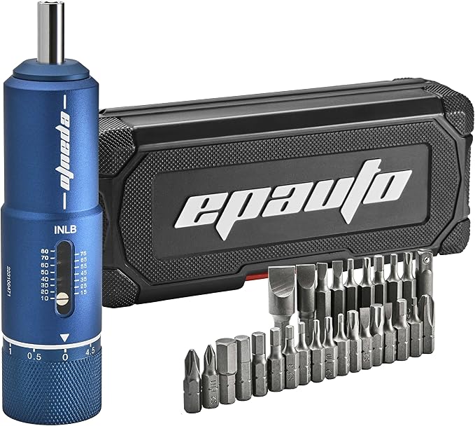 EPAuto Manual Wrench Screwdriver for Firearms | Bike Gears, 10-80 In/lb | Manual Wrench Screwdriver for Firearms | Bike Gears, 10-80 in/Lbs