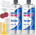 Limino Marine Fiberglass Repair Kit - 100ml Fiberglass Resin Filler for Fiberglass Bathtub Chips Cracks Holes Scratch Repair - Gel Coat Repair Kit for Boats, Jet Skis, Surf Boat, Kayak, UV-Resistant