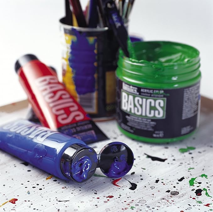 Liquitex BASICS Acrylic Paint, 118ml (4-oz) Tube, Raw Sienna