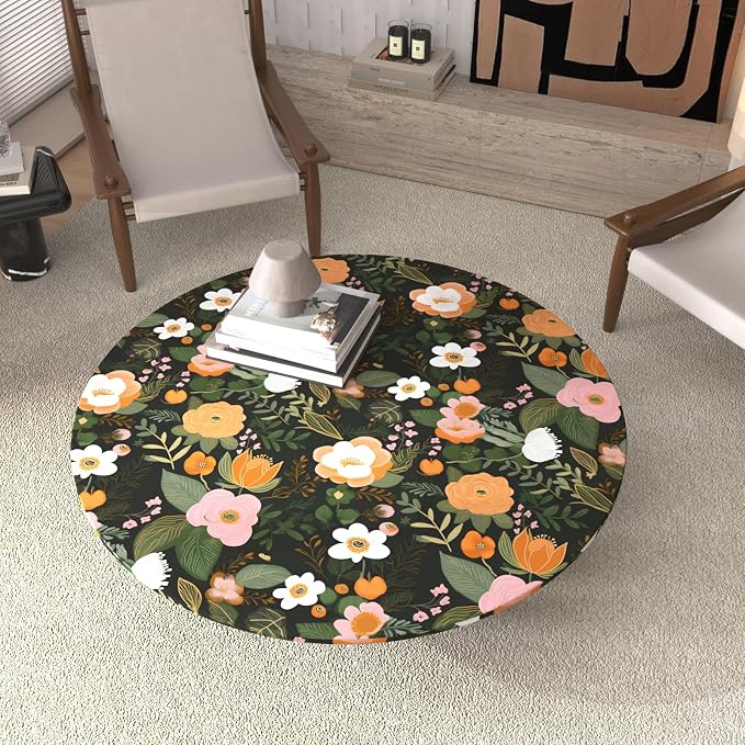 Danodoi Dark Green Vintage Floral Peel and Stick Wallpaper 17.5" x 393" | Waterproof Vinyl Self Adhesive Removable Renter Friendly Floral Contact Paper