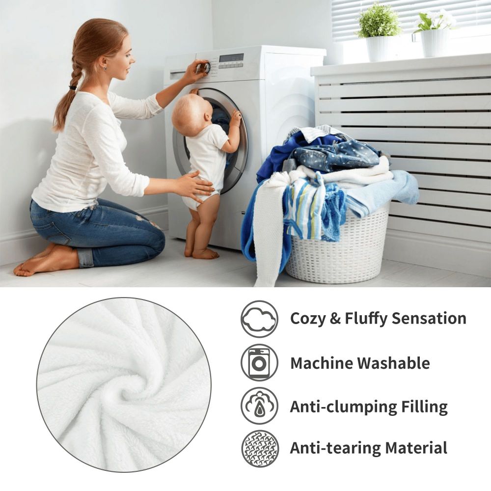 Create Your Own 80x60in Horizontal Skin-friendly Breathable Flannel Blanket