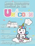Unicorn Cursive Handwriting Workbook for Kids: italics beautiful handwriting for children Awesome Present for Children to develop thier skills - Paperback