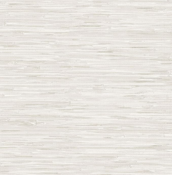 NuWallpaper by WallPops Cream Vinyl Grassweave Peel & Stick Wallpaper, NUS2875
