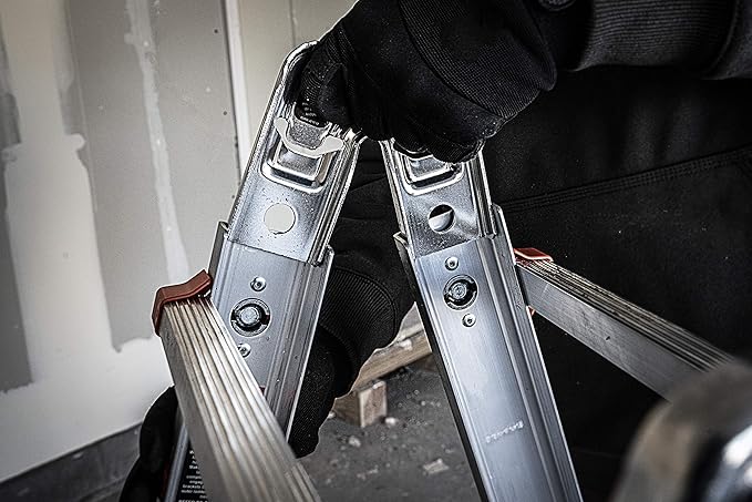 Little Giant Ladders, Trestle Brackets, Ladder Accessory, Aluminum, Fits Most Multi-Position Models, (26999)