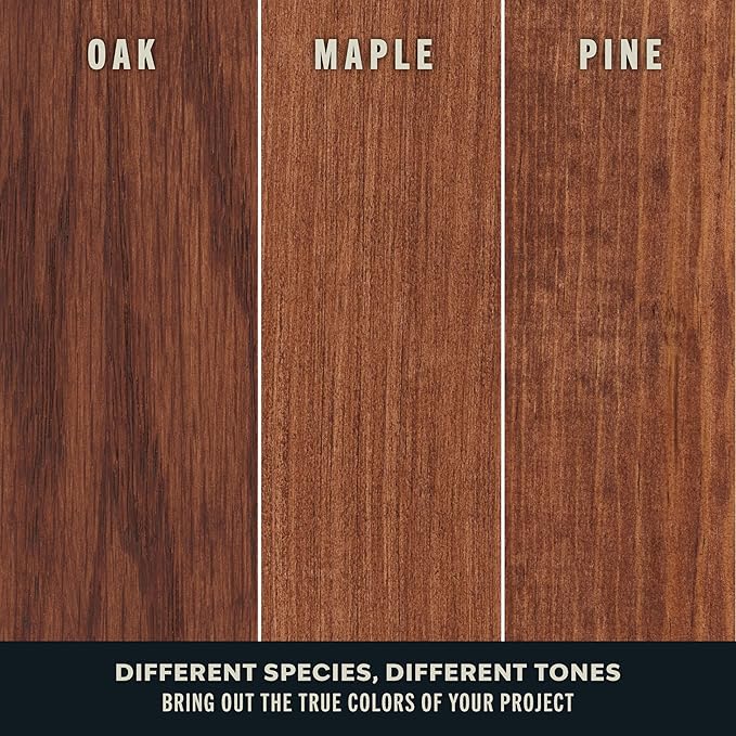 Varathane Premium Fast Dry Wood Stain | 1 Hour Dry Time | 1 Coat Color | Interior Wood Stain | Furniture, Cabinets, Doors, Trim | Half Pint | Gunstock
