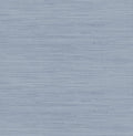 NuWallpaper x Society Social Classic Faux Grasscloth Peel and Stick Wallpaper, Mineral Blue