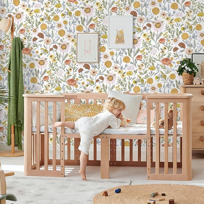Dimoon 394"x17.3" Peel and Stick Wallpaper Contact Paper Floral White and Pink Wallpaper Boho Contactpaper for Cabinets Drawers Bathroom