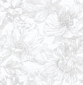 Ismoon Large Floral Peel and Stick Wallpaper Boho White/Grey Contact Paper 17.3inx16.3ft Removable Self Adhesive Bedroom Cabinet Mural Wall Decor Vinyl Roll