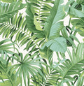 NuWallpaper Maui Peel and Stick Wallpaper, Green Tropical Leaf Removable Contact Paper for Walls, Self Adhesive Wall Covering for Bedroom Living Room Accent Wall