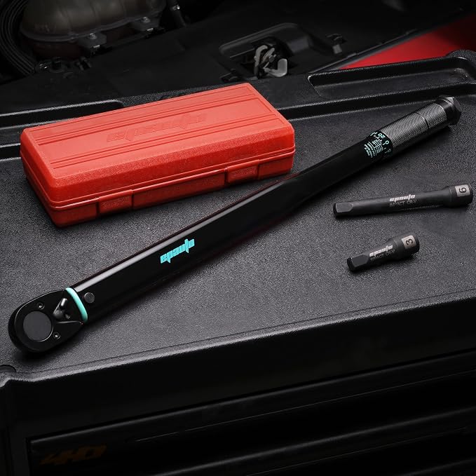 EPAuto 1/2-Inch Drive Click Torque Wrench, 25-250 ft-lb/33.9-338.9 Nm, Black | 1/2-Inch Drive Click Torque Wrench, 25-250 ft-lb/33.9-338.9