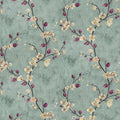 Floral Peel and Stick Wallpaper Flower Tree Contact Paper A Set of 17.5"x300" Self Adhesive Removable Modern Sage Green Wall Paper Decorative Wall Covering Countertop Vinyl Film Roll
