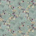 SOON AFTER 17.5”x120” Floral Peel and Stick Wallpaper Flower Tree Contact Paper Self Adhesive Removable Modern Sage Green Wall Paper Decorative Wall Covering Countertop Vinyl Film Roll