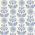 Wudnaye Blue Floral Peel and Stick Wallpaper Blue and White Contact Paper 17.7in×393.6in Vintage Floral Self Adhesive Wallpaper Navy Removable Tulip Wall Paper Waterproof for Bathroom Farmhouse Decor