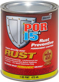 POR-15 Rust Preventive Coating, Stop Rust and Corrosion Permanently, Anti-rust, Non-porous Protective Barrier, 16 Fluid Ounces, Silver