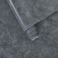 3yecao 16"×118" Thick Grey Concrete Wallpaper Peel and Stick Waterproof Glossy Textured Gray Concrete Contact Paper Vinyl Wrap Self Adhesive Cement Tile Sticker for Countertops Kitchen Bedroom Walls