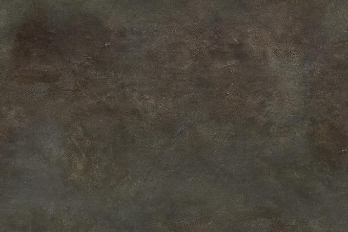 BOMENG Concrete Wallpaper Peel and Stick 16"x354" Dark Grey Industrial Wallpaper Brown Tan Rusty Matte Black Cement Contact Paper with Air Guide Slot Design Wall Paper for Bathroom Bedroom Walls