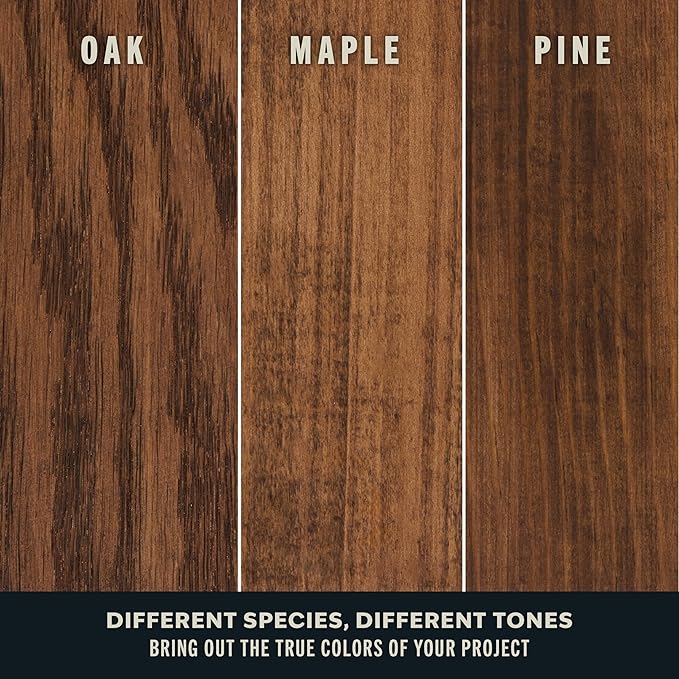Varathane Premium Fast Dry Wood Stain | 1 Hour Dry Time | 1 Coat Color | Interior Wood Stain | Furniture, Cabinets, Doors, Trim | Half Pint | Dark Walnut