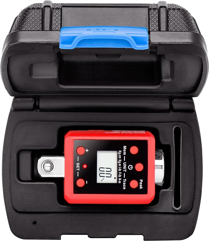 NEIKO 20741A 1/2” Digital Torque Adapter, 29.5-147.5 Ft-Lb, 1/2” Drive Digital Torque Wrench Converter/Torque Wrench Adapter, Alert Signals Torque Setting, Calibrate Digital & Analog Torque Wrench