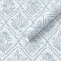 Toduso Wallpaper Peel and Stick Mordern Wall Paper Blue and White Contact Paper Removable Wallpaper for Kitchen Bathroom Bedroom Floral Waterproof Self Adhesive Vinyl Drawer Decor 17.3"x78.7"