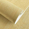 Khaki 3D Embossed Textured Peel Stick Wallpaper 17.3"x400" | Removable Renter Friendly Contact Paper, Waterproof Self Adhesive Wallpaper for Bedroom, Bathroom, Decor