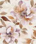 Light Flower Peel and Stick Contact Paper 17.5" × 118", Purple | Self Adhesive/Removable/Waterproof/Thick Vinyl Contact Paper for Bathroom Bedroom Shelf Cabinet Drawer,Prepasted,Easy Peel