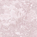 17.3" X 78.7" Peel and Stick Wallpaper Pink White Toile Forest Floral Wallpaper Renter Friendly Waterproof Removable Self Adhesive Wall Paper Bedroom Living Room Cabinets Vinyl