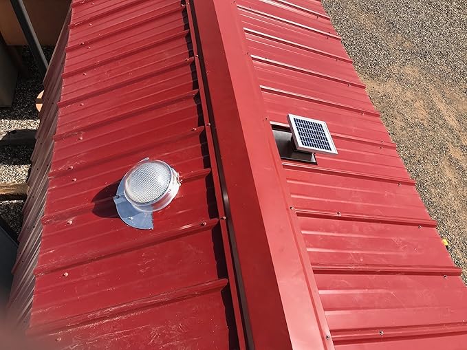 Solar LightBlaster for Metal-Roofed Sheds (Solar Tube Skylight for shed Applications)
