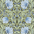 HAOKHOME Vintage Wallpaper Peel and Stick Floral Vine Green/Blue/Black Wall Murals Home Kitchen Bedroom Decor by William Morris 17.3in x 9.8ft