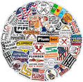 100Pcs Plumbing Stickers Hard Hat, Water Bottles, Laptop - Plumber Sticker - Plumber Gifts for Men - Funny Plumbing Gifts, Party Supplies & Decorations