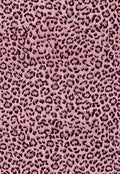 Leopard Print Peel and Stick Wallpaper, Waterproof Removable Self Adhesive Textured Wall Paper, Black and Pink Unique Funky Cheetah Contact Paper for Bedroom and Bathroom 120"X17.3"(14.4 sq. ft)