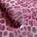 Upgrade Pink Leopard Print Peel and Stick Wallpaper, 17.3" x 400" | Waterproof Removable Self Adhesive Wallpaper, Unique Funky Cheetah Contact Paper for Bedroom, Bathroom, Decor,48.1 sq.