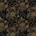 Dimoon Vintage Wallpaper Peel and Stick Archival Dark Green Floral Wallpaper 17.3"x393"Flower Leaf Retro Contact Paper for Bedroom Thicken Waterproof Self Adhesive Wall Paper Removable Vinyl Roll
