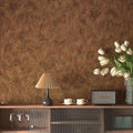 BAYYA Extra Wide Peel and Stick Wallpaper Textured Wallpaper 31.5"x354" Gold Mid Century Modern Self Adhesive Concrete Industrial Wall Paper Rust Distressed Metallic Contact Paper for Bedroom Wall