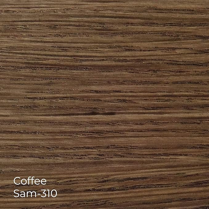 SamaN Interior One Step Wood Seal, Stain and Varnish – Oil Based Odorless Dye - Protection for Furniture and Fine Wood (Coffee SAM-310, 8 oz)