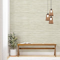 Simon&Siff Cream Textured Grasscloth Peel and Stick Wallpaper 17.7"x1200" Neutral Faux Grassweave Wallpaper Waterproof Self Adhesive Removable Wallpaper Mural for Home Decor Bedroom Kitchen Cabinet