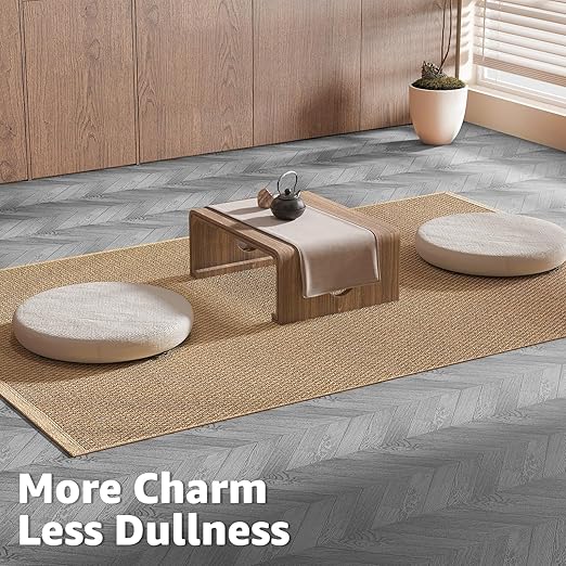 Art3d 30-Pack Herringbone Peel and Stick Vinyl Floor Tiles, 12" x 12" Self Adhesive Waterproof Wood Flooring Plank for Kitchen Bathroom Bedroom, Cover 30 Sq. Ft, Grey